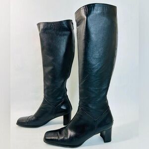 Stuart Weitzman “Senator” Tall Leather Boots 6.5